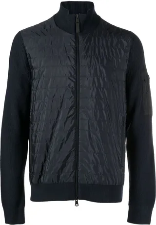 Beck padded-panel bomber jacket