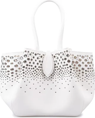 White Angele 25 Bag With Eyelets