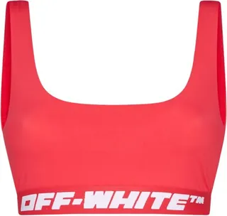 Off-White Logo Band Sports Bra