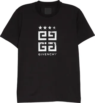 Slim Fit 4G Logo Cotton Graphic T-Shirt
