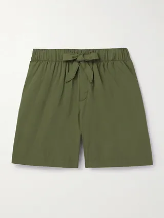 Organic Cotton-Poplin Pyjama Shorts