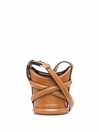 The Curve Mini leather shoulder bag