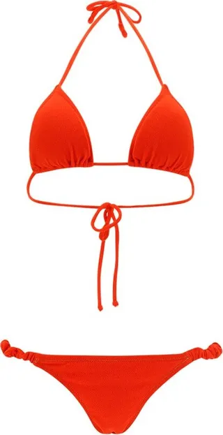 Reina Olga Scrunchie Triangle Cup Bikini Set
