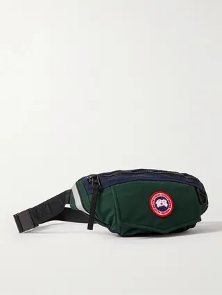 Regeneration Webbing-Trimmed Padded ARCTIC TECH® Twill Belt Bag