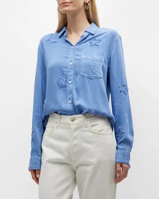 Ingrid Raw Stars Button-Front Shirt