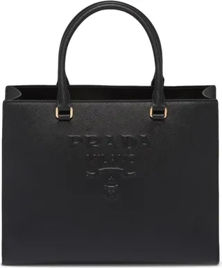 Medium Saffiano Leather Tote Bag