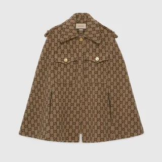 GG wool cape