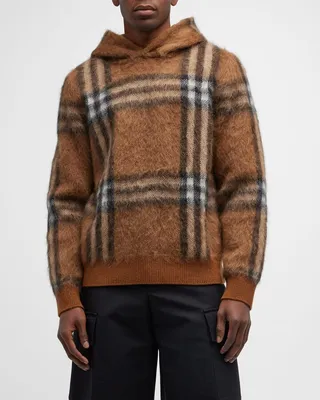 Men's Malone Mohair Check Hoodie
