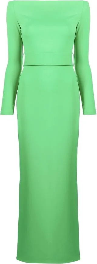 Off-Shoulder Maxi Dress