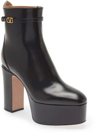 Tan-Go Platform Bootie