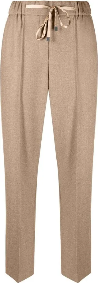 High-Waisted Tailored Trousers