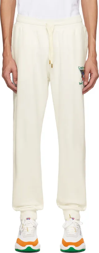 Casablanca Off-White 'Tennis Club' Icon Sweatpants