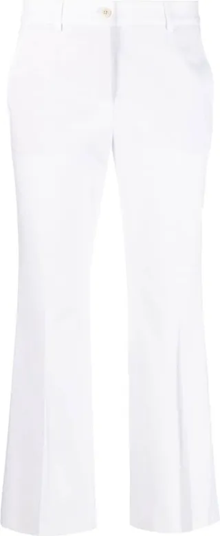 Flared Cropped Trousers