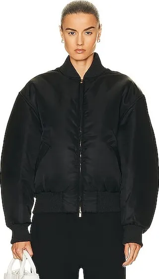 Fear of God Eternal Nylon Bomber Jacket in Black