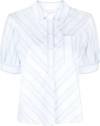 Striped Cotton Polo Shirt