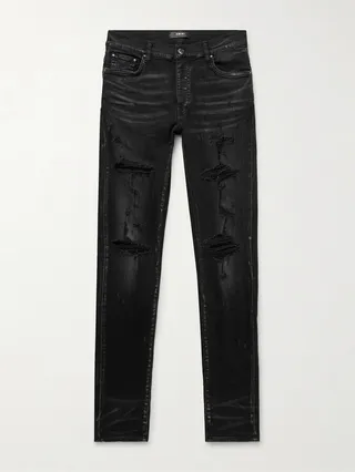 Thrasher Plus Skinny-Fit Distressed Jeans