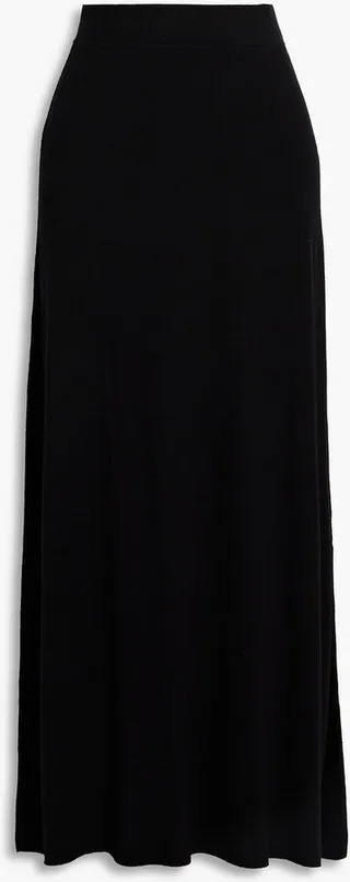 Jersey midi skirt