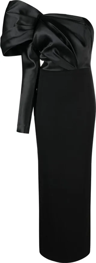 Lexi one-shoulder evening gown