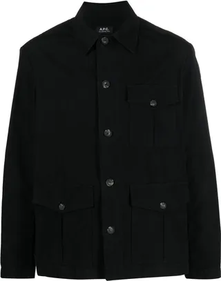 Button-Up Denim Jacket