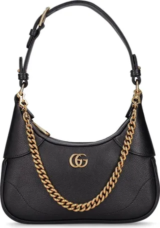 Cosmogonie leather shoulder bag