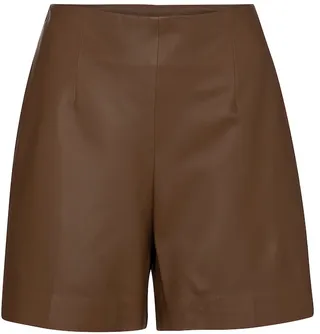 Leather shorts