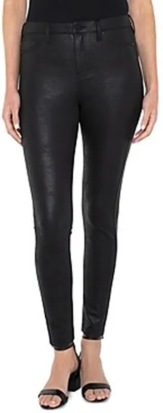 Liverpool Los Angeles Madonna Coated Skinny Pants
