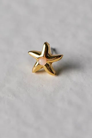 Starfish Gold Plated Stud by Free People