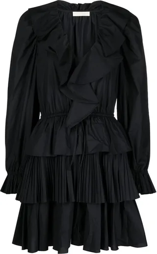 Ruffled Cotton Dress