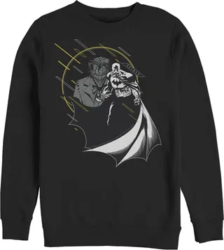 Men's Batman Caped Hero Sweatshirt - Black - 2X Large
