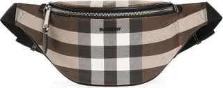 Mini Cason Check E-Canvas Belt Bag