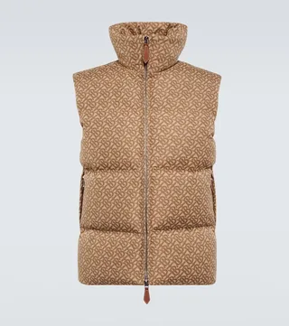 Padded logo vest