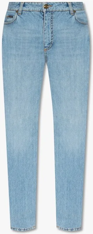 Etro Graphic Printed Tapered Leg Jeans