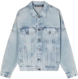 Logo-Print Denim Jacket
