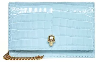 Alexander McQueen Small Skull Embossed Shoulder Bag