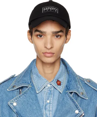 Kenzo Black Kenzo Paris Baseball Cap