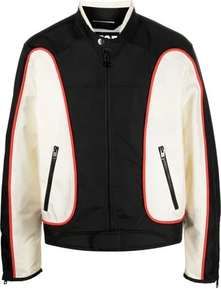 Colour-Block Bomber Jacket