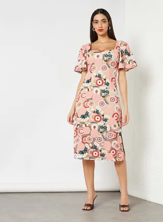 Ceres Midi Dress Multicolour