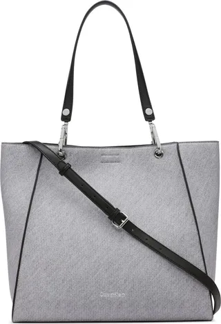 Garnet Heathered Texture Convertible Tote Bag