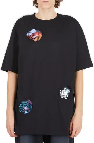 Raf Simons Pockethole Graphic Printed T-Shirt