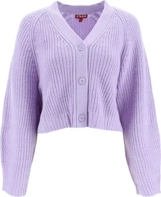 Staud Mirabel V-Neck Cardigan