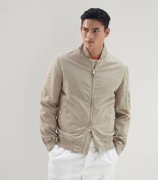 Brunello Cucinelli Cotton Bomber Jacket
