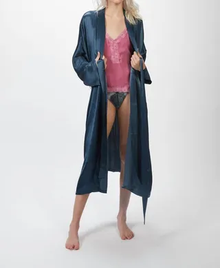 Athens Robe In Petrol
