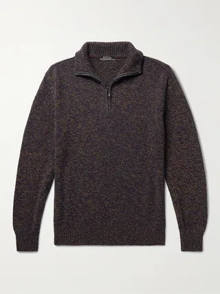 Cashmere Half-Zip Sweater