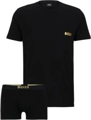 Organic-cotton underwear gift set with branding