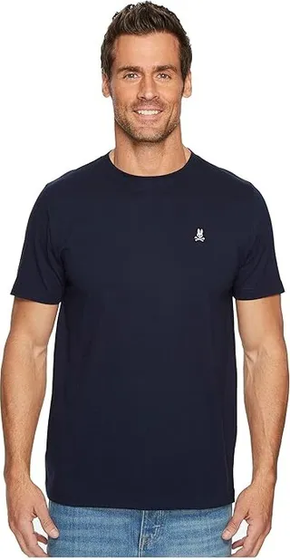 Psycho Bunny Crew Neck T-Shirt (Navy) Men's T Shirt