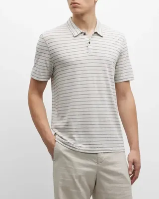 Men's Napoli Striped Polo Shirt