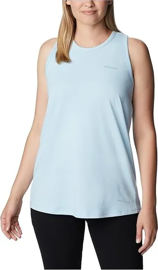 Columbia Sun Trek Racerback Tank (Spring Blue) Women's Clothing