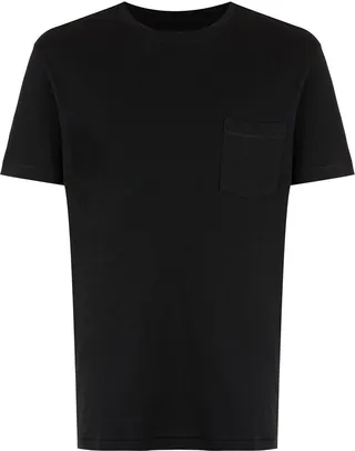 Suedine pocket T-shirt