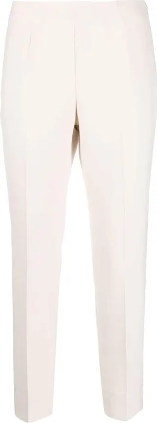Cropped Skinny-Cut Trousers