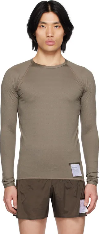 Satisfy Gray Base Layer Long Sleeve T-Shirt